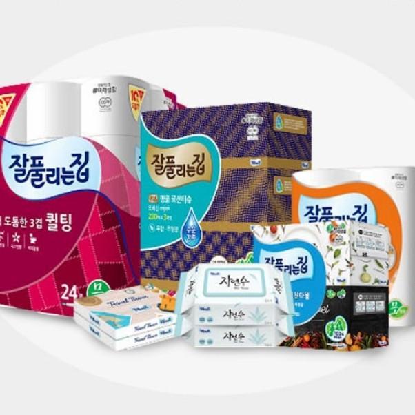 집들이선물 화장지 여행용티슈 프리미엄 미용티슈 스페셜 키친타올 물티슈 6종