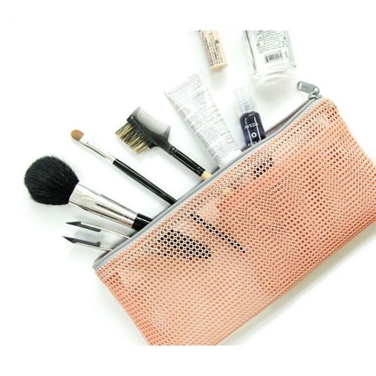 메쉬 메이크업 파우치 여행용 화장품 가방 DD-10129