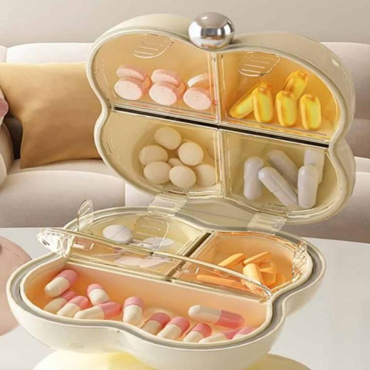 분할 약통 7칸 여행용약통 알약보관함 약보관통 영양제통