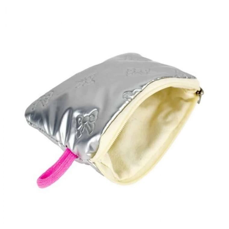 생리대파우치 파우치백 여행용화장품파우치 실버 미니 파우치