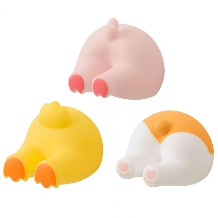더벨라 무타공 벽걸이 애니멀 발바닥 후크 칫솔 걸이