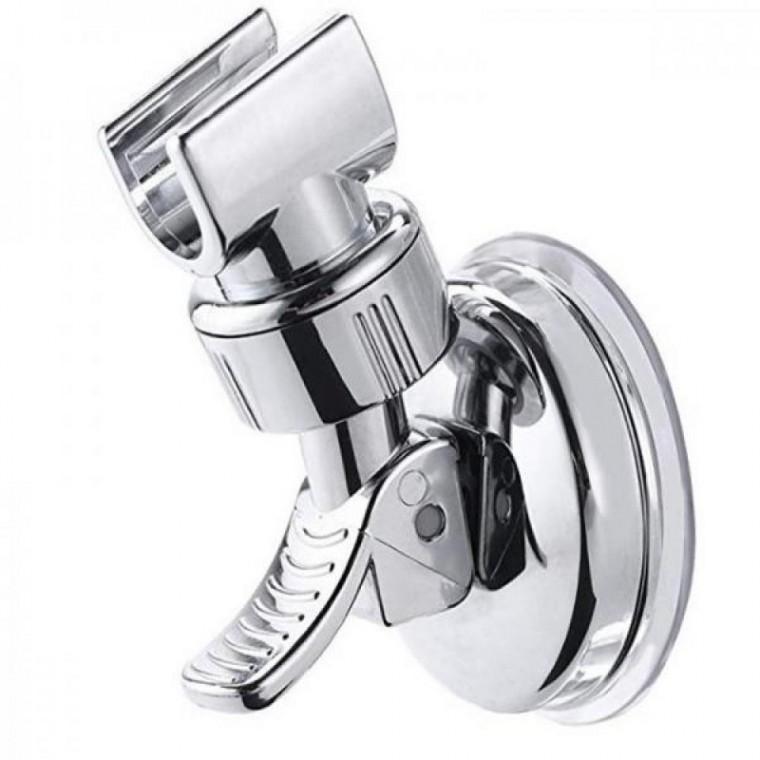 무타공 흡착식 360도 회전 각도 조절 욕실 화장실 샤워기 헤드 고정 걸이 거치대 브래킷 M10597