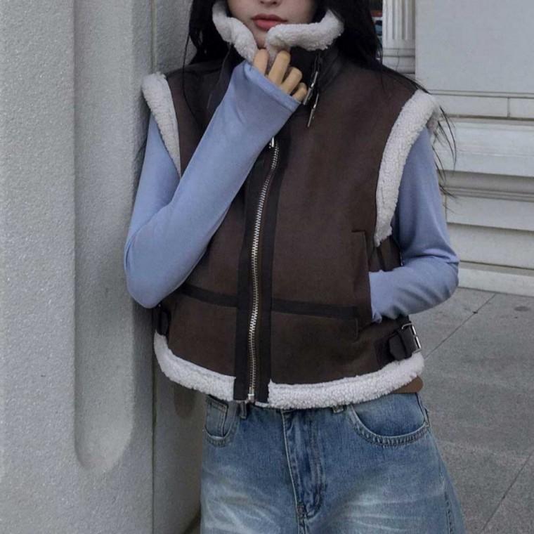 HL] 조끼 버클 포인트 하이넥 러닝조끼 등산조끼