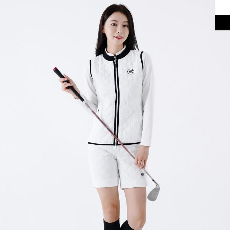 DMJG 10191020 여자골프퀄팅조끼반바지세트 프린트 골프클럽 반바지 골프 반팔 바지 jolie 스커트 프리미엄