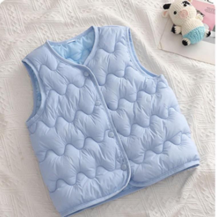 좋은 물결캔디 누빔 아동 경량패딩 조끼 205495
