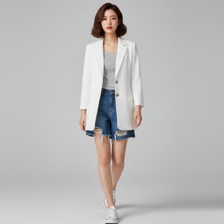 HL] 자켓 간절기 베틸 베이직 롱기장 재킷 쟈켓 점퍼
