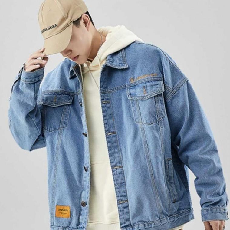 코디 룩 여행 자켓 간절기 레이어드 남자 청 룩 데님