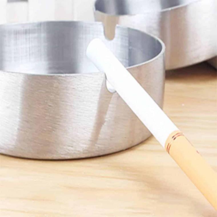 원형 스틸 재털이 고급재떨이 재떨이통 야외재떨이