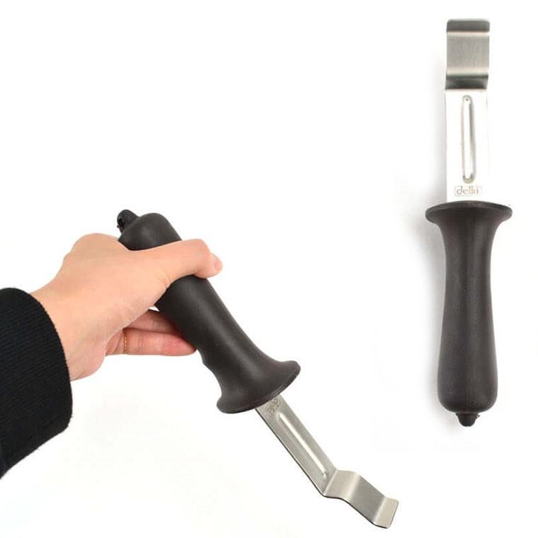 안전한 그립 손잡이 불판집게 숯불집게 24.5cm 1p