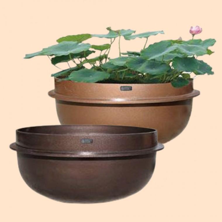 도로용화분 거리화분 뚝배기 꽃화분 야외 원형화분