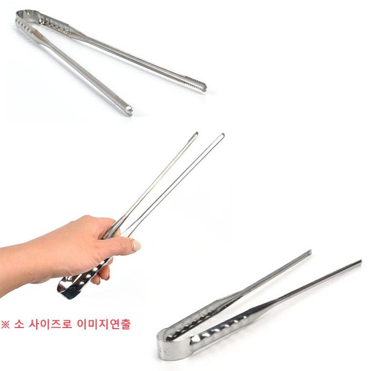 스텐 초밥집게 튀김집게 부페집게 샐러드집게 1p