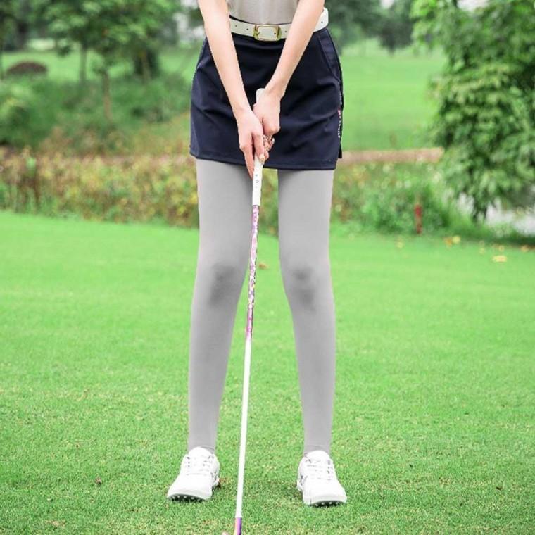 여자 스포츠 골프용 타이즈 야외 피부 보호 레깅스