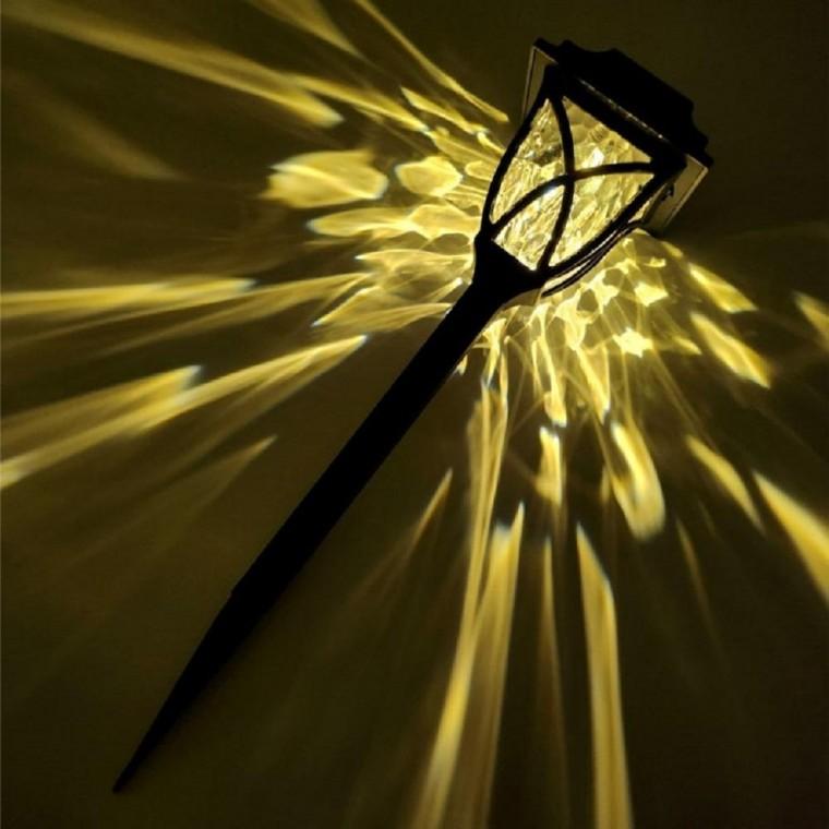 정원 사각 LED 가로등 전구색 야외 조명 마당 테라스 전등 스탠드 방수형