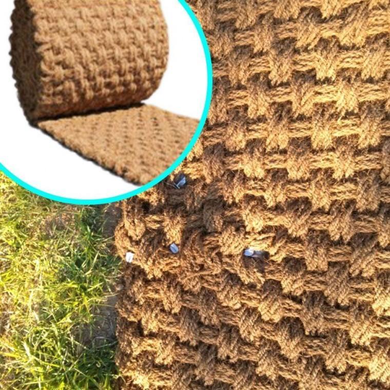 코코넛매트 야자매트 1등급 폭 600mm 산책로 등산로