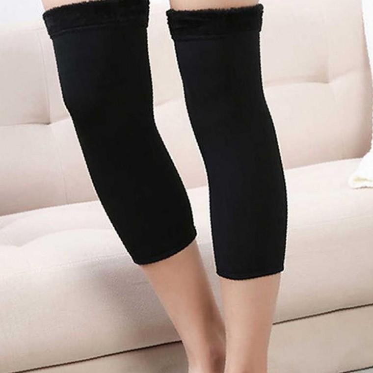 겨울 스포츠 농구 등산 무릎 연골 보호대 기모 아대