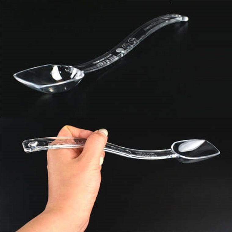 플라스틱 스푼 수저 투명스푼 위생수저 26x4.2cm 1p