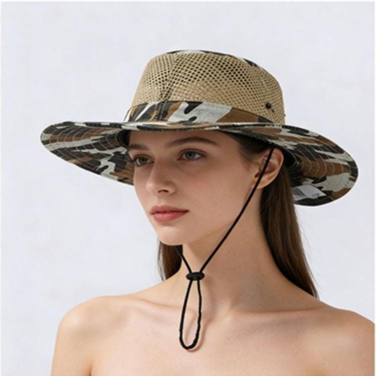 여름 스포츠 등산 낚시 모자 통기성 차단