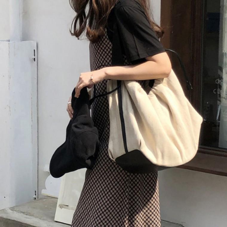 HL] 숄더백 캔버스 무지 버킷 백팩 크로스백 에코백