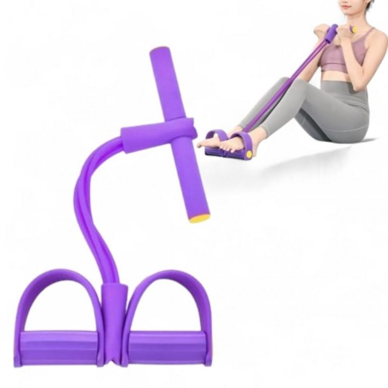 휴대용 홈트레이닝 4라인 전신 로잉밴드 스트레칭 근력운동