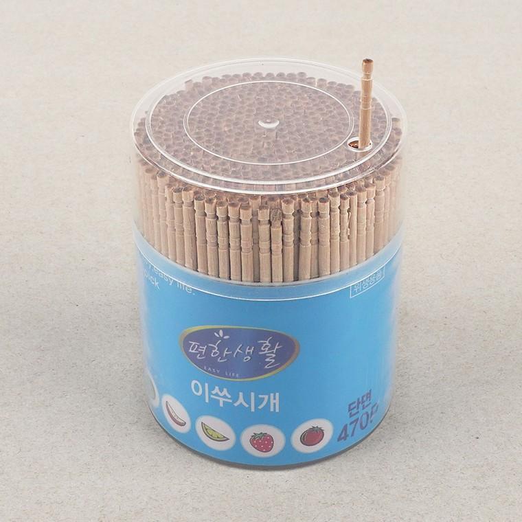 단면 이쑤시개 470P 이쑤시개 이쑤시게 요지 일회용이쑤시개 낱개이쑤시개 건강 일회용품 위생용품