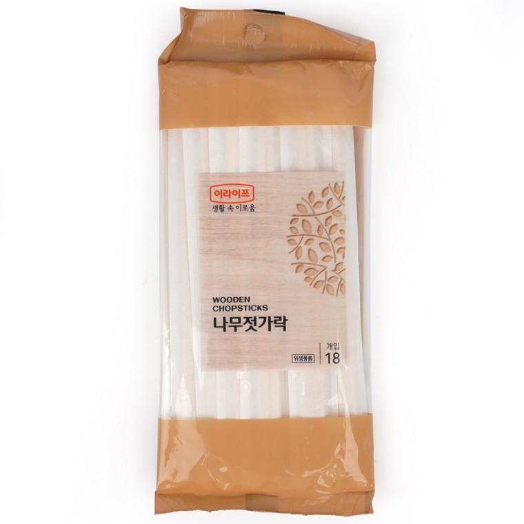 개별포장 일회용 이라이프 나무젓가락 18개입