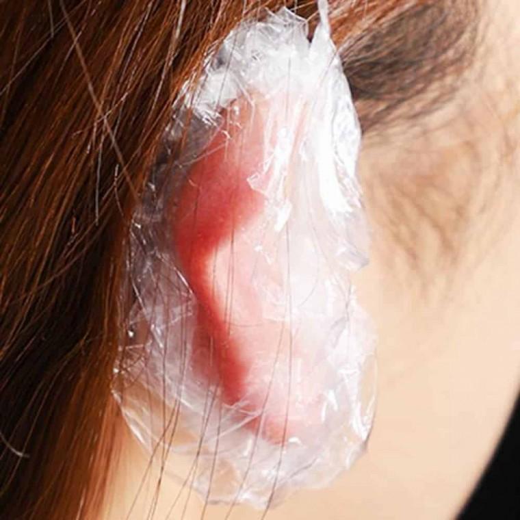 일회용 비닐 귀커버 미용귀마개비닐캡 귀마개 다용도귀마개 귀덮개