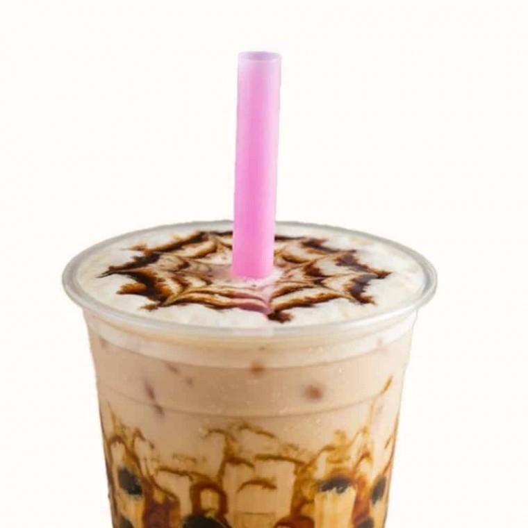 버블티빨대 15개입 스무디용빨대 음료빨대 일회용빨대 아이스빨대