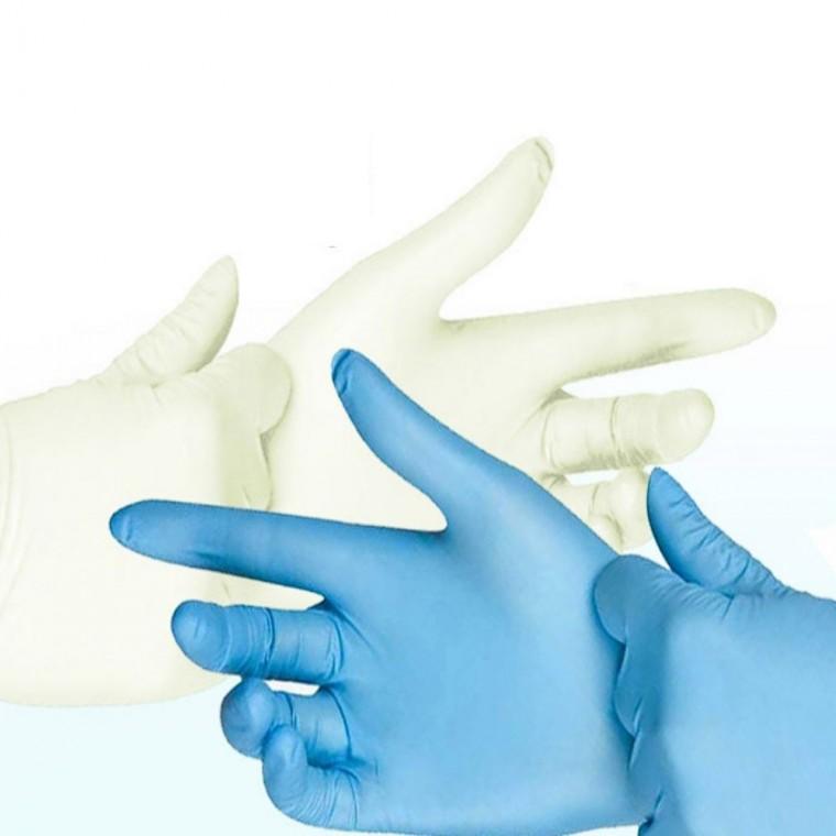 일회용 라텍스 장갑 100매입 사이즈 택1 라텍스글러브 라텍스위생장갑