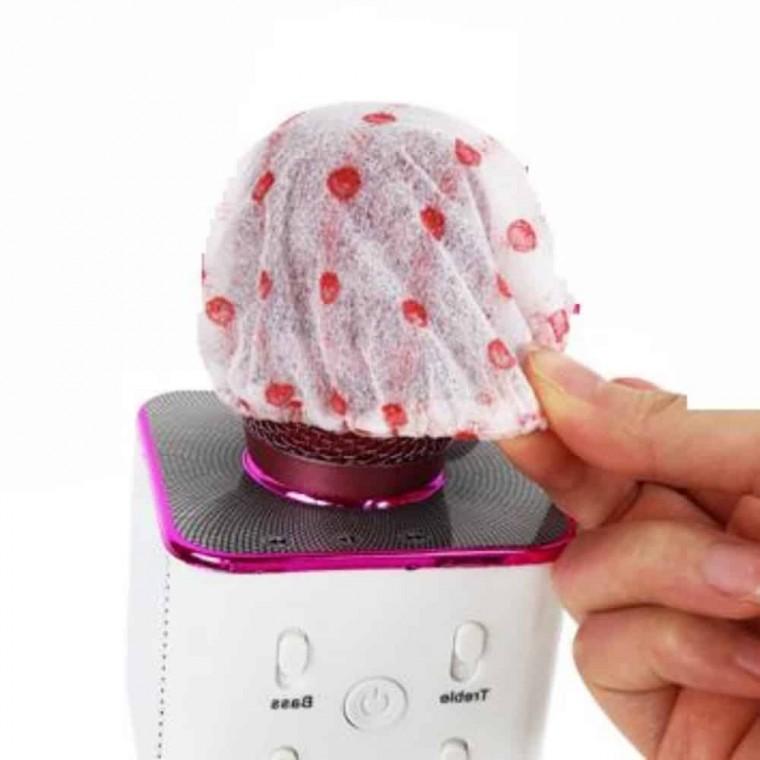 마이크 덮개 일회용위생카바 유무선마이크카바 노래방마이크커버 마이크위생카바