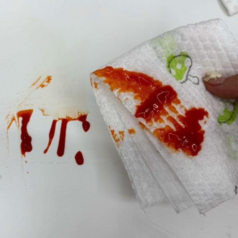 빨아쓰는 주방 행주 50 매 요술 뜯어쓰는 일회용 롤행주