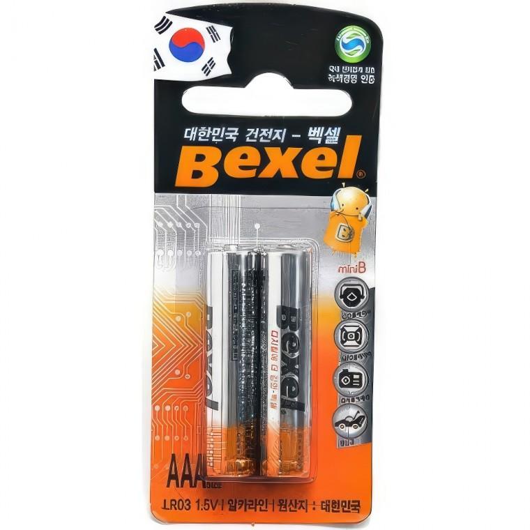 벡셀 AAA 알카라인 건전지 2P LR3 일회용 배터리 리모컨 밧데리 마우스