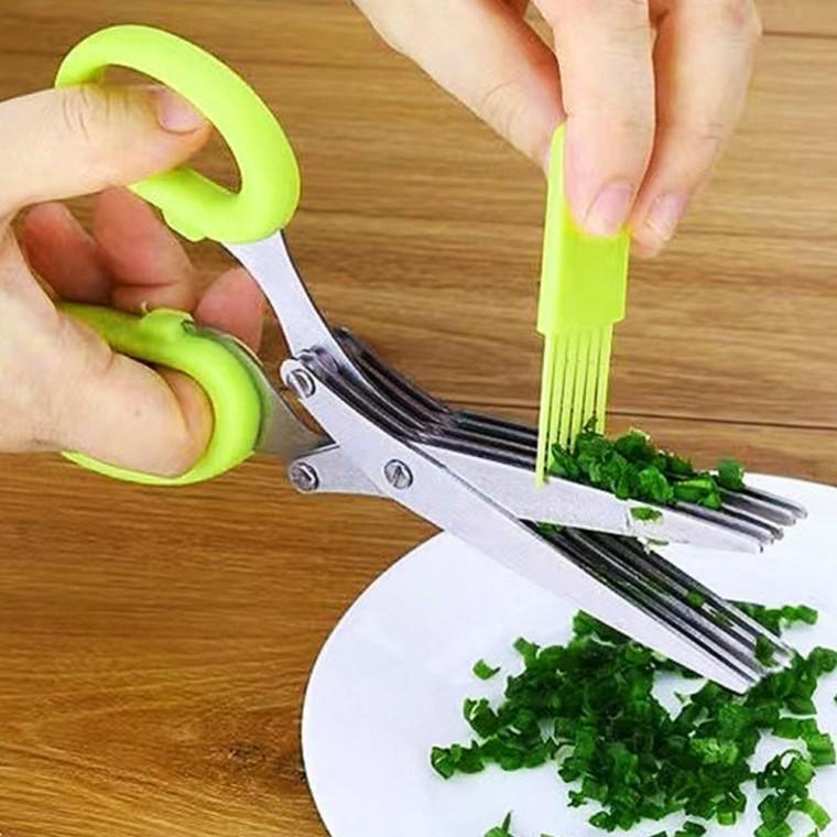 채칼가위 다기능 쪽파가위 주방용품 조리도구 가위