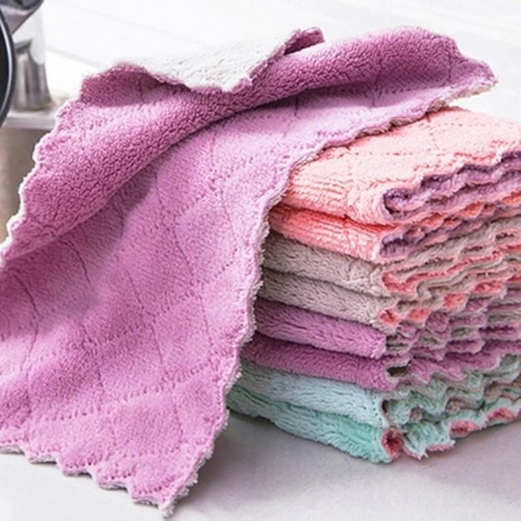 (10장) 25X15cm 다용도행주 주방타올 식당행주 양면행주