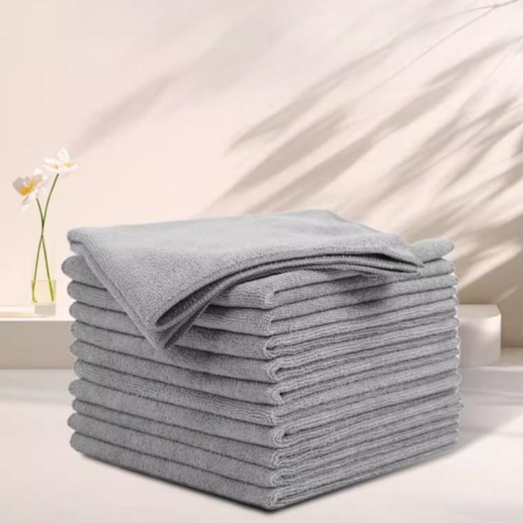 주방 그레이 행주 극세사 양면 빨아쓰는 청소 타월