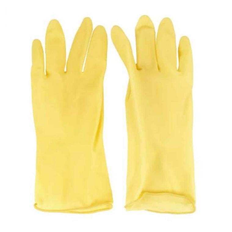 노란고무장갑 10켤레 위생장갑 주방용장갑 습진방지 요리장갑