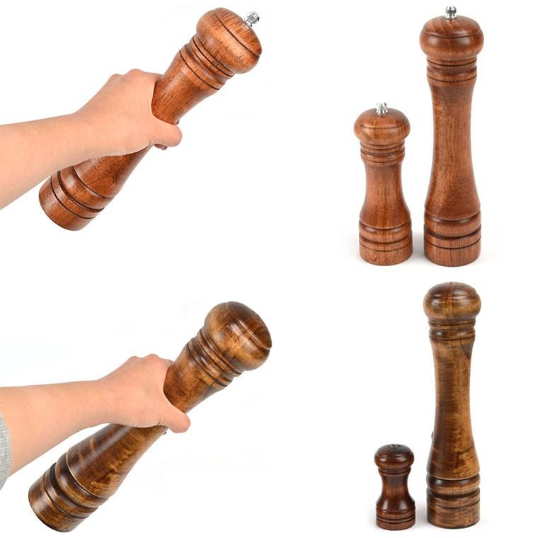 NEW 나무 후추통 소금통 목페파밀 후추 그라인더 1p