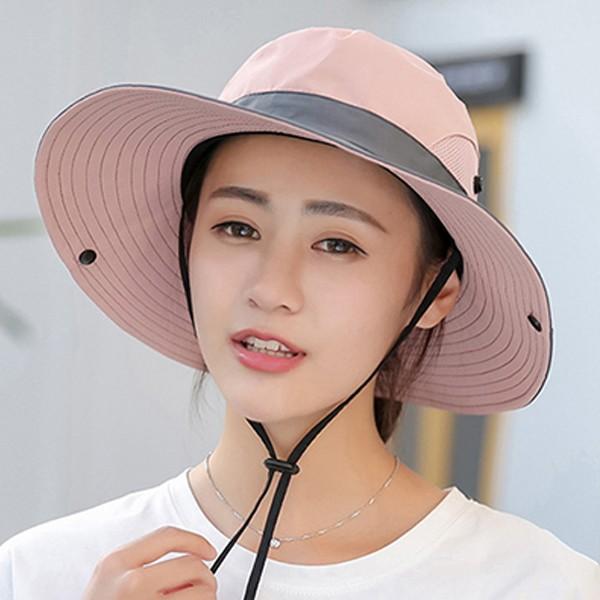 라이트 여성용 등산모자 사파리모자 버킷햇 여름 밀짚모자