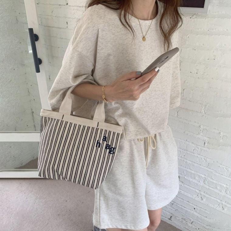 캐주얼 반팔 상하 세트 여성 여름 밴딩 반바지 홈웨어