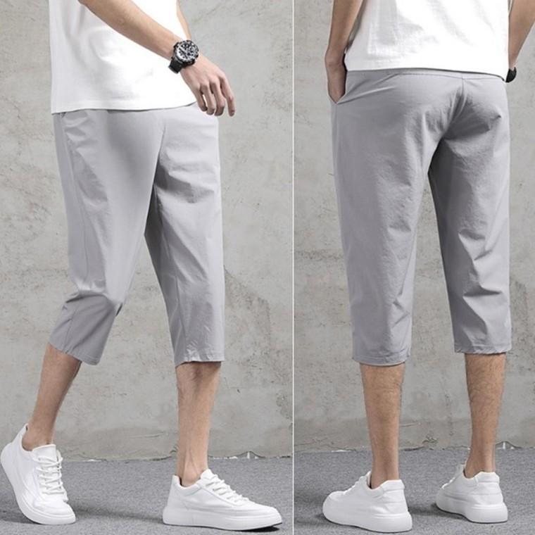 남자 여름 7부 아이스 바지 팬츠