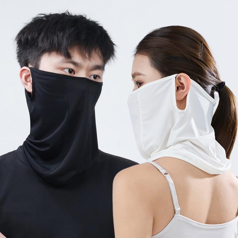 [개미물류] 얼굴가리개마스크 스포츠 운동 안면 풀커버 러닝 햇빛가리개 페이스 메쉬 골프 여름 시원한