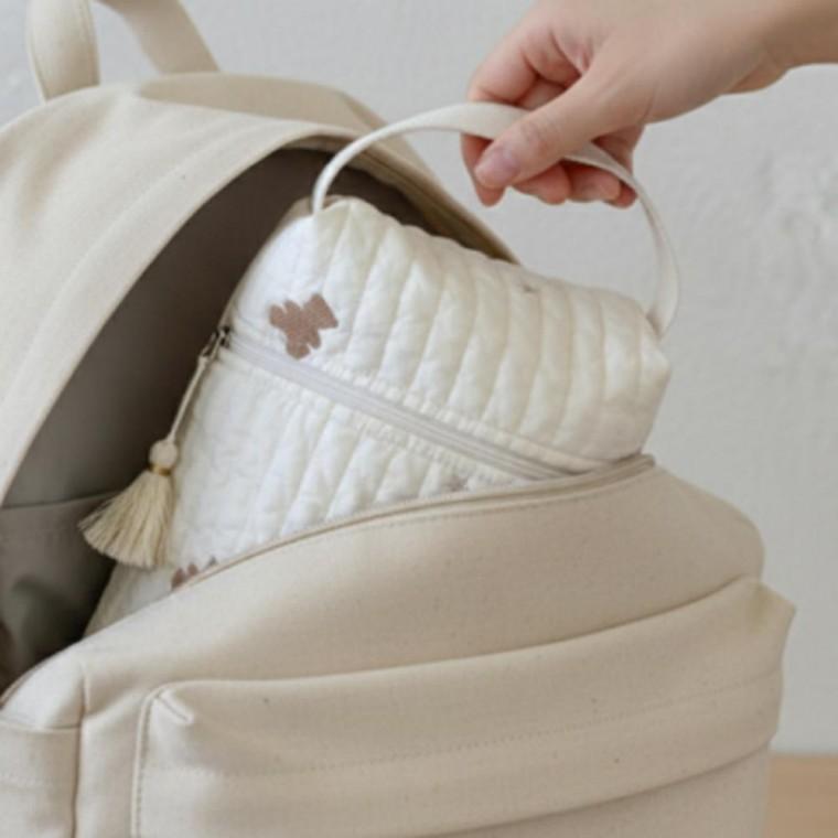 휴대용 손잡이 여행용 파우치 기저귀