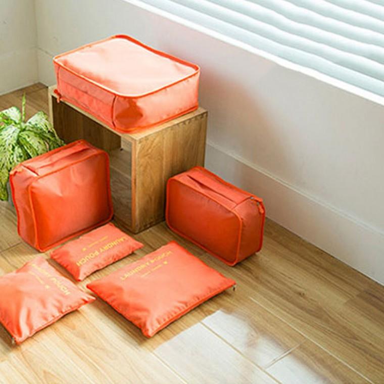 출장 여행용 휴대용 6종 파우치