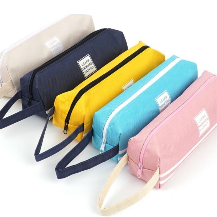 지퍼형 일자 파우치 일자지퍼케이스 소형일자파우치 여행용지퍼파우치