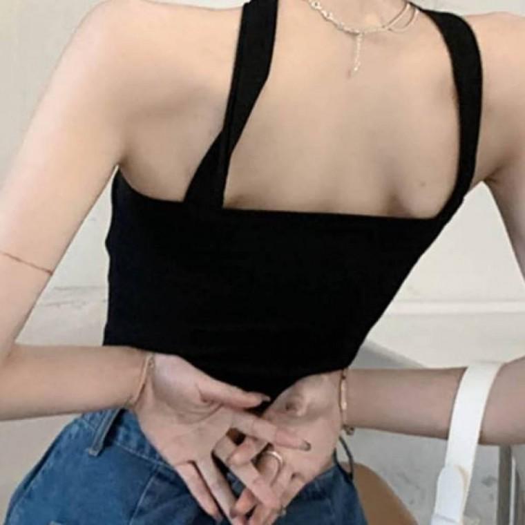 데일리 디자인 스타일 브라탑 여성 어깨라인 나시