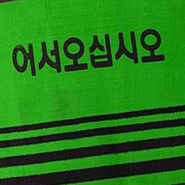 카페트매트(글씨) 중-녹색 60x90 현관발매트 업소용