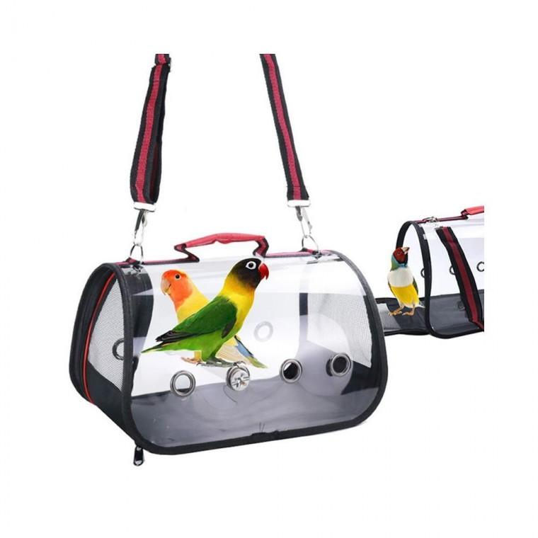 루미나D 앵무새 투명 이동장 소형 새 외출 가방 휴대용 가정용 주방용