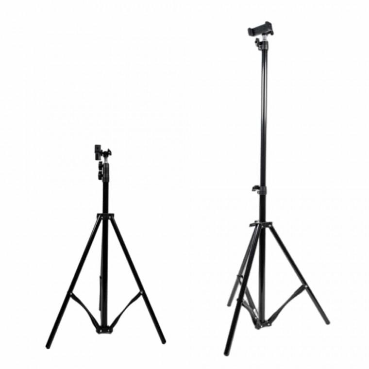 유튜브 핸드폰삼각대 2.1m 캠코더삼각대 휴대용삼각대 미러리스삼각대