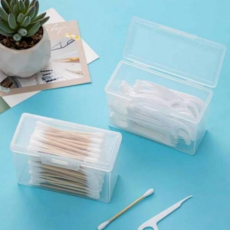 면봉수납함 인공눈물보관함 휴대용 면봉정리함 케이스 플라스틱 대