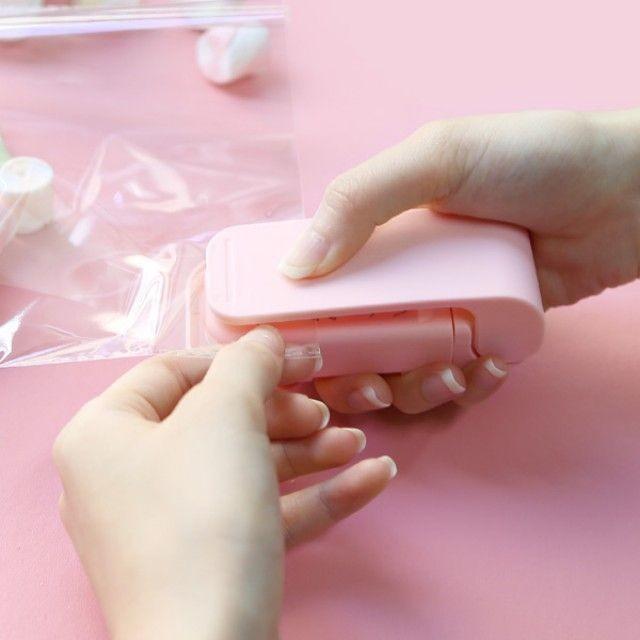 비닐 접착기 과자 밀봉 실링기 휴대용 다용도 간편