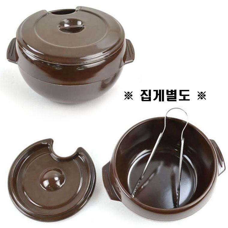 멜라민 김치 깍두기 뚝배기 김치독 김치통 1p
